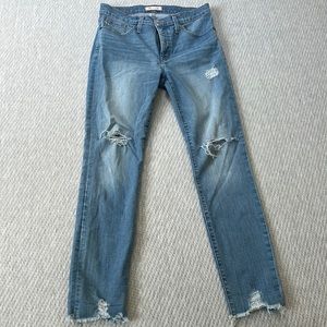 Madewell high rise skinny jeans